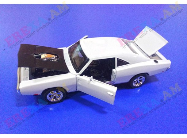 Մետաղյա մեքենա Dodge charger 1969 1