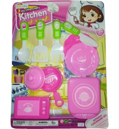 Խաղալիք սպասք 4 գդալով