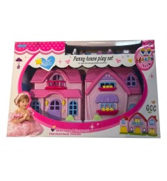 Խաղալիք տնակ ծաղիկներով