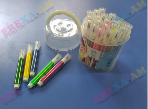 Գունավոր ֆլոմաստերներ դույլով Գունավոր ֆլոմաստերներ դույլով