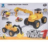 Խաղալիք տրակտոր անիվներով քանդվող-հավաքվող