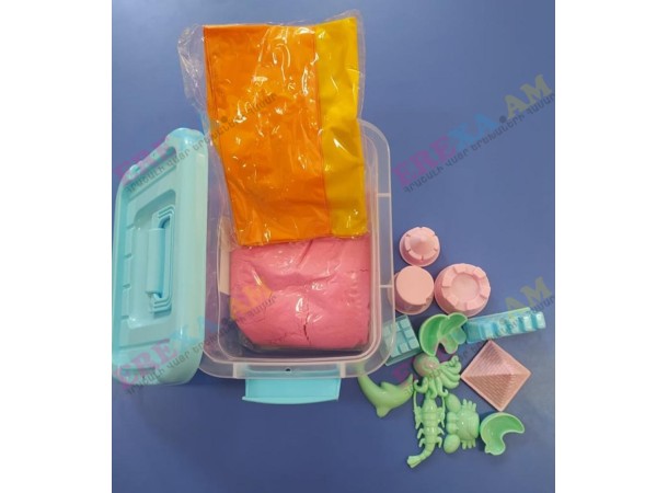 Կինետիկ ավազ փոքր ամանով Կինետիկ ավազ փոքր ամանով