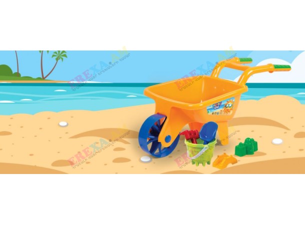 խաղալիք շինարարական սայլակ (կաշկա) մեծ