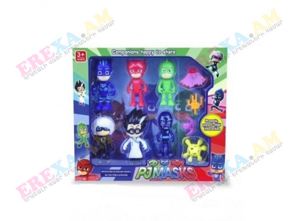 Խաղալիք հերոսների հավաքածու PJMASKS Խաղալիք հերոսների հավաքածու PJMASKS
