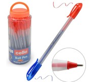 Գրիչ Cello երկկողմանի - կապույտ, կարմիր