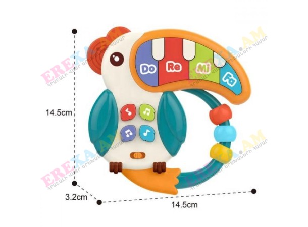 Խաղալիք թռչուն լուսային և ձայնային
