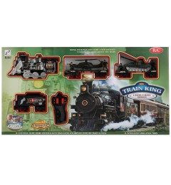 Խաղալիք գնացք հեռակառավարման վահանակով և ծխով