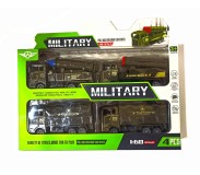 Խաղալիք զինվորական մեքենաներ տուփով