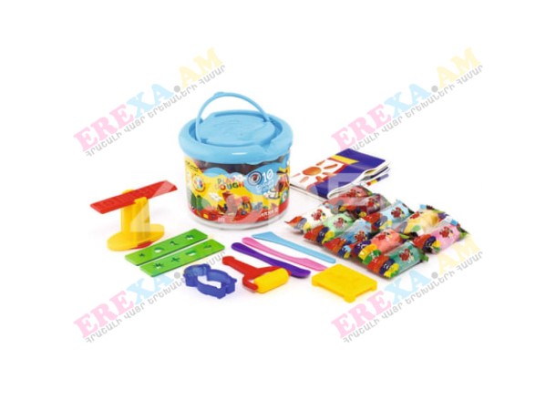 Պլաստիլինի հավաքածու տուփով 0