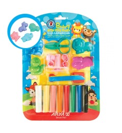 Պլաստիլինների հավաքածու մկրատով