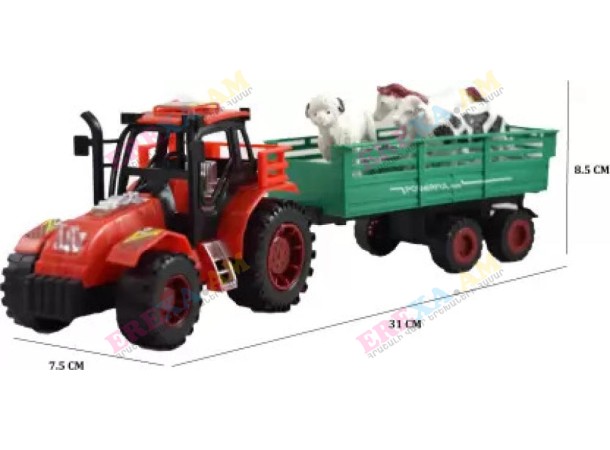 Խաղալիք տրակտոր կենդանիներով