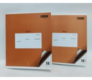 Շագանակագույն տետր Skarlet 18 թերթ