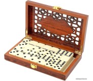 Դոմինո լավ որակի շագանակագույն տուփով