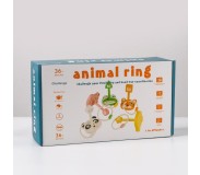Փայտե ձող կենդանիներ օղակ գցելու Animal Ring
